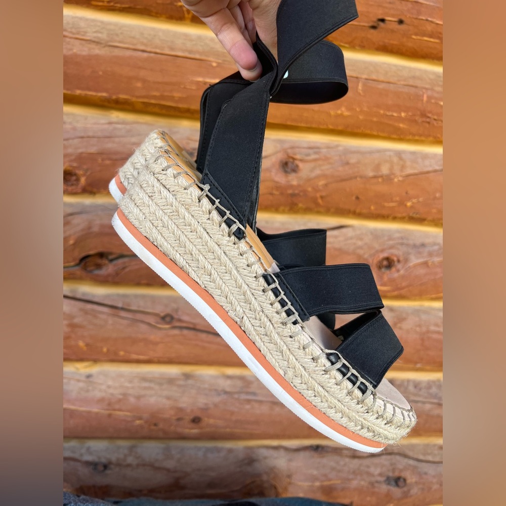 Dolce Vita espadrille double strap platform sandal 7.5